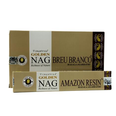 GROSSPACKUNG Vijashree GOLDEN NAG AMAZON RESIN - 12 x 15 g